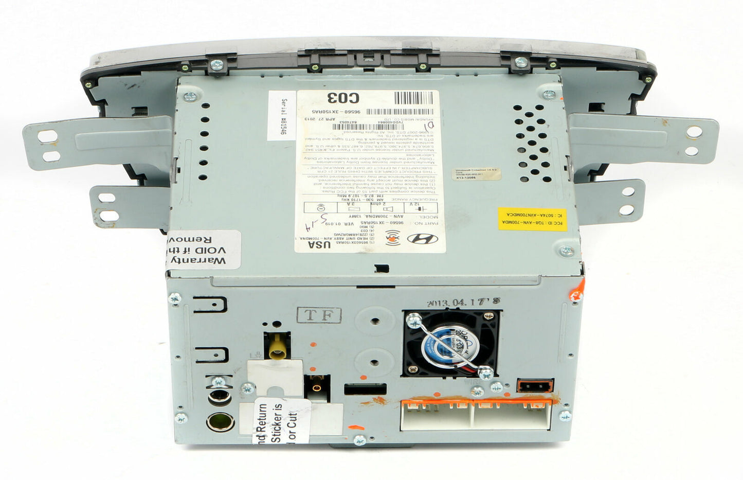 11 12 13 Hyundai Elantra Radio CD Player Navigation 96560-3X101RA5
