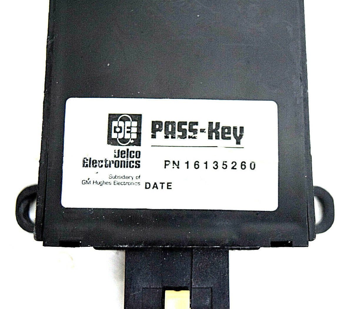 87 88 89 90 91 92 Cadillac Allante Pass Key Computer Module 16135260