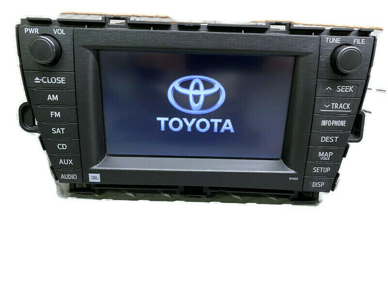 10 11 12 Toyota Prius Navigation GPS Radio CD Player XM Touch-screen E7022