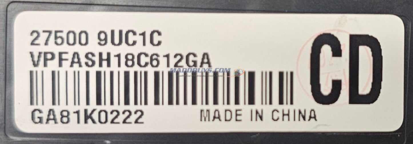 18 19 20 21 22 Nissan Murano AC Heater Temperature Panel Control Switch Black