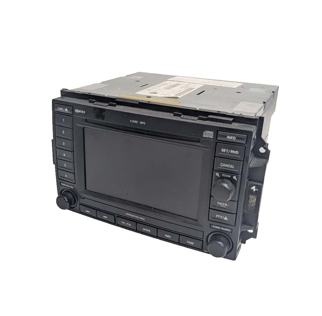 2005-2009 Jeep Chrysler Dodge REC Navigation Radio 6 CD Player OEM 05064184AE