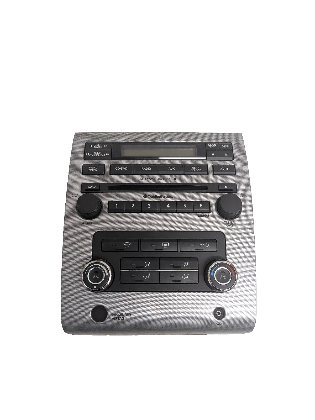 2008-2012 Nissan Titan Climate Control Radio Dash Bezel Rockford Fosgate
