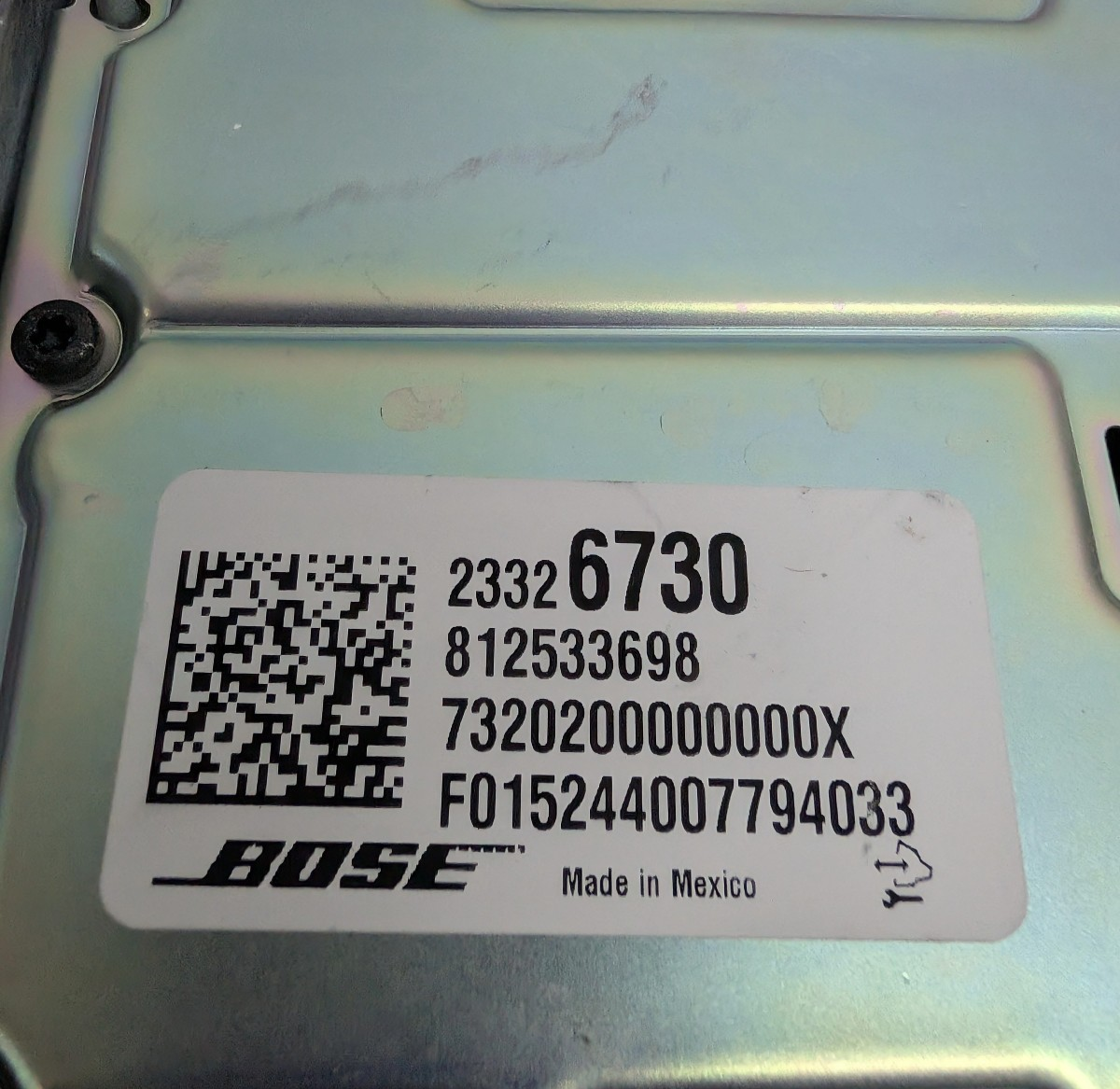 2014-2020 Chevy Impala Radio Audio Amplifier Amp OEM 23326730