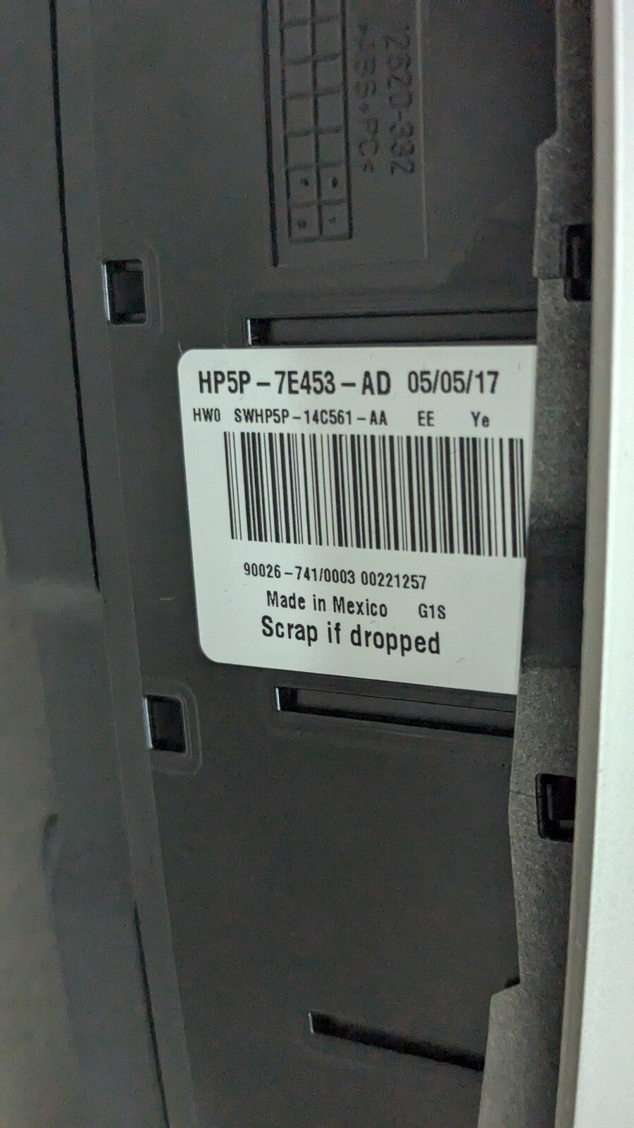 17 18 19 20 Lincoln MKZ Dash Radio Climate Control Switch Panel Screen Display