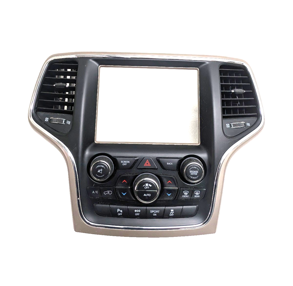 2015-2018 Jeep Grand Cherokee 8.4" Climate Control Radio Dash Bezel Center Stack