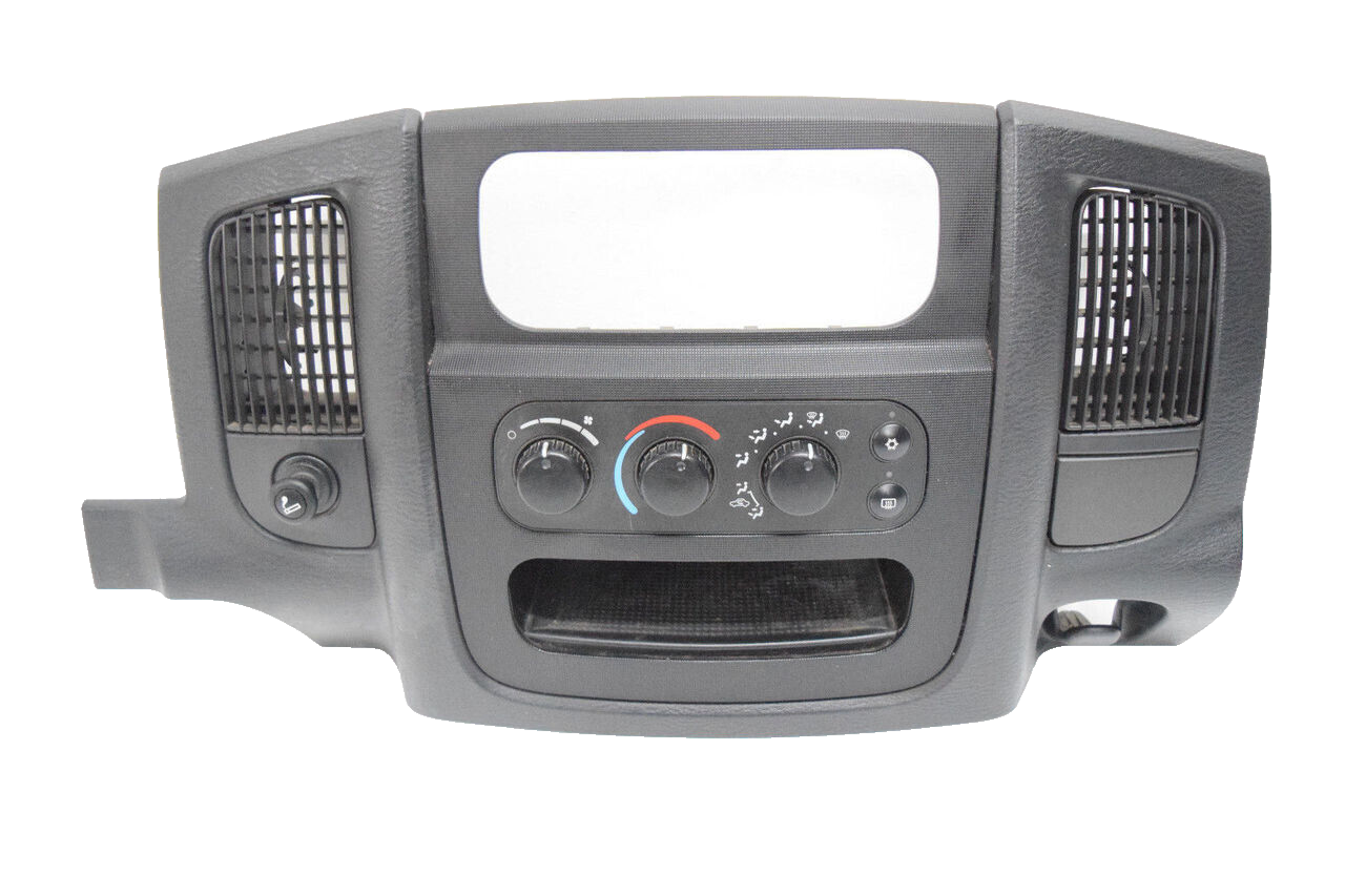 02 03 04 05 Dodge Ram 1500 2500 3500 Dash Bezel Manual Climate Control