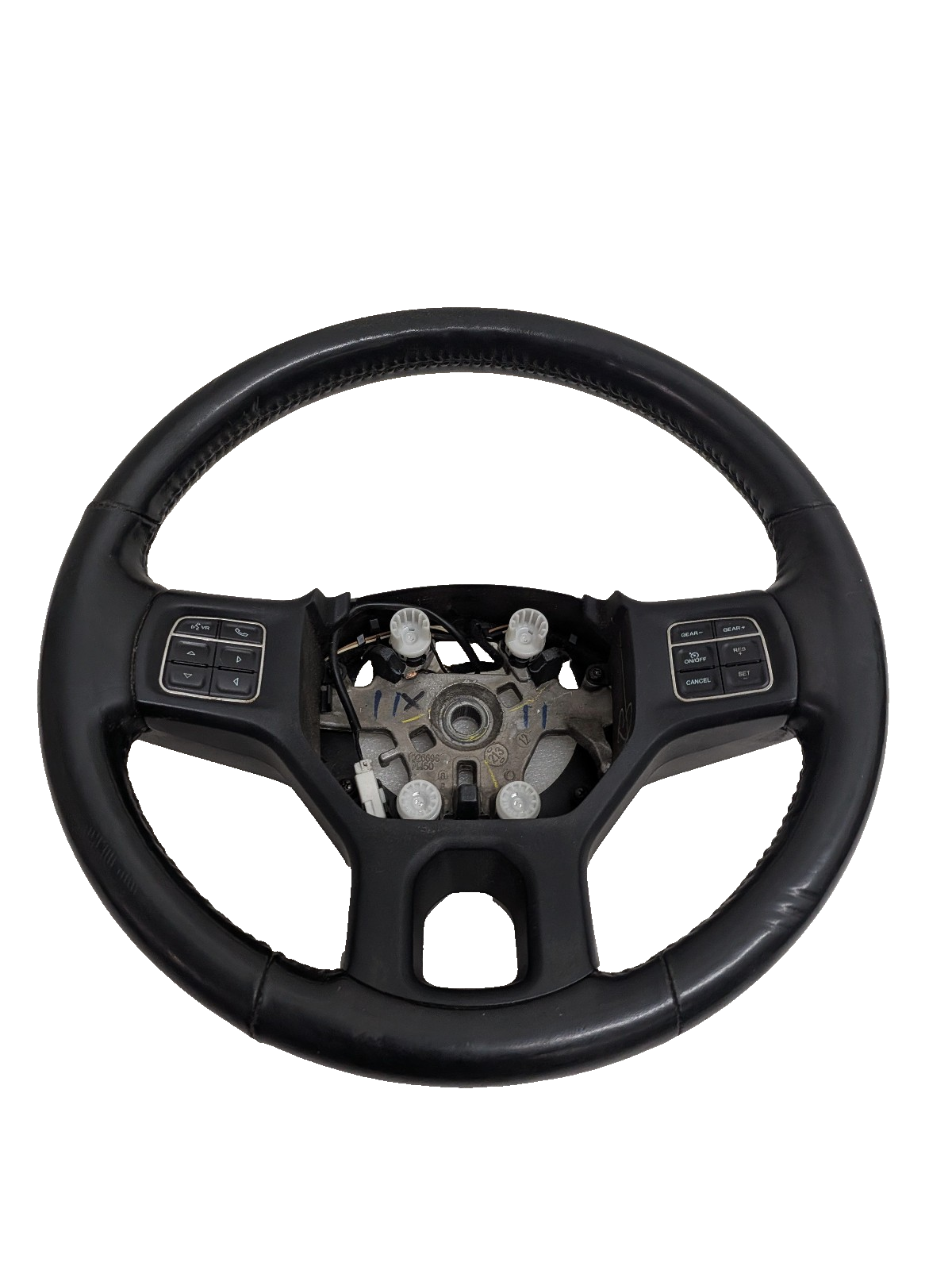 2013-2018 Dodge Ram 1500 2500 3500 Big Horn Black Leather Heated Steering Wheel