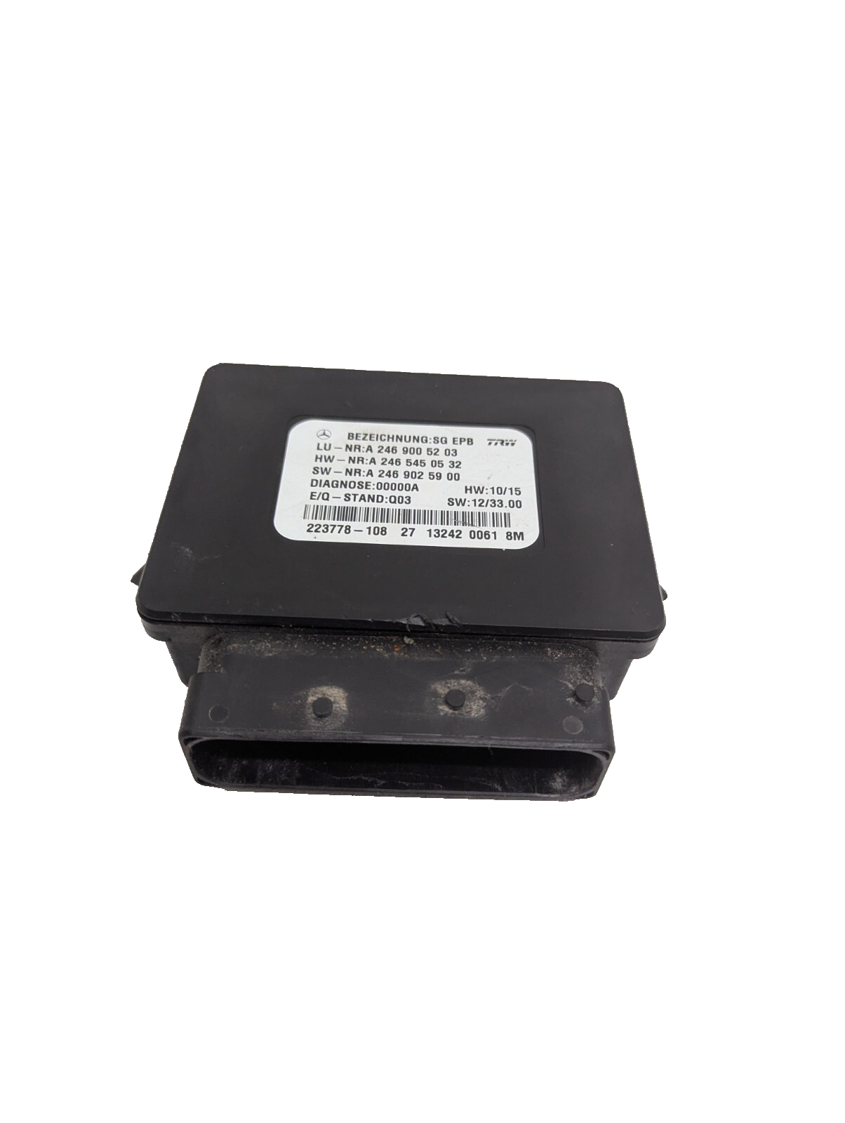 12-20 Mercedes W117 CLA250 SLK350 Hand Parking Brake Control Module Unit OEM