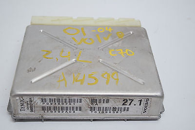 01 02 03 04 VOLVO S60 S70 C70 ECU ECM ENGINE COMPUTER P09480761