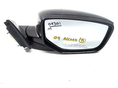08 09 10 11 12 HONDA ACCORD RIGHT PASSENGER MIRROR BLACK