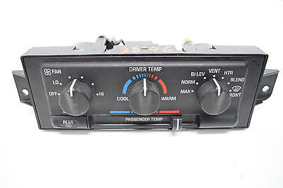 97 98 99 BUICK REGAL CENTURY DUEL DUAL CLIMATE CONTROL OEM