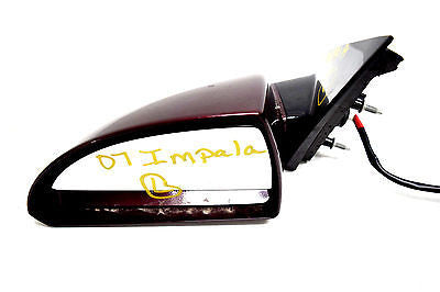 06 07 08 09 10 11 12 13 14 15 CHEVY IMPALA LEFT DRIVER SIDE MIRROR MAROON