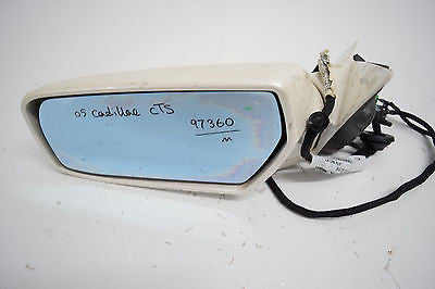 03 04 05 06 07 CADILLAC CTS LEFT DRIVER MIRROR PEARL