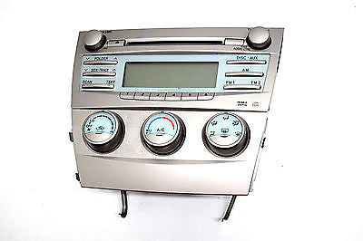 07 08 09 TOYOTA CAMRY CD PLAYER RADIO CLIMATE CONTROL