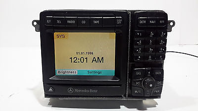 00 01 02 MERCEDES S500 S600 CL500 CL600 NAVIGATION RADIO CD PLAYER