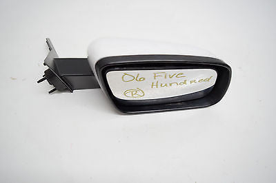 05 06 07 FORD FIVE HUNDRED RIGHT PASSENGER SIDE MIRROR WHITE BLACK TRIM