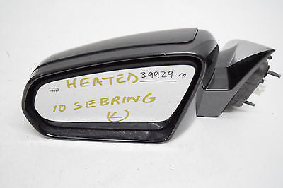 07 08 09 10 CHRYSLER SEBRING LEFT DRIVER HEATED MIRROR BLACK