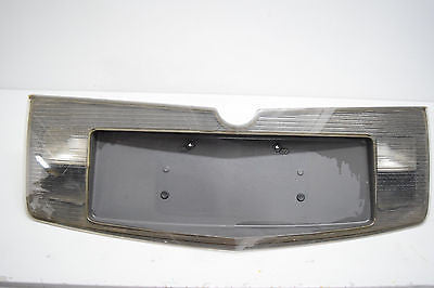 05 06 07 08 CADILLAC STS LICENSE PLATE TRIM OEM