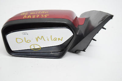 06 07 08 09 10 MERCURY MILAN LEFT DRIVER SIDE VIEW MIRROR BLACK