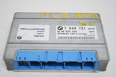 04 05 BMW X3 ECU ECM ENGINE COMPUTER 7544721