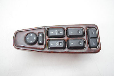 03 04 05 LINCOLN LS LEFT DRIVER MASTER WINDOW SWITCH WOODGRAIN