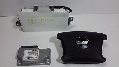 06 07 08 09 CHEVY IMPALA AIR BAG SET WITH MODULE