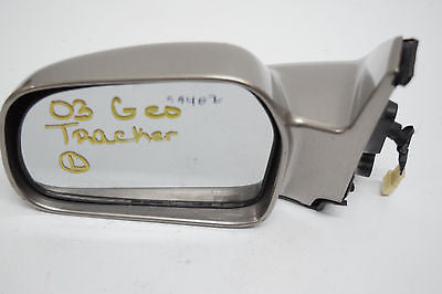 99 00 01 02 03 04 CHEVY GEO TRACKER RLEFT DRIVER MIRROR GOLD