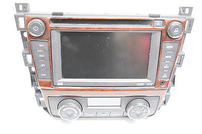 06 07 08 CADILLAC DTS RADIO NAVIGATION CD PLAYER CLIMATE CONTROL AUX WOODGRAIN