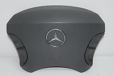 00 01 02 MERCEDES S430 S500 LEFT DRIVER AIRBAG BLACK