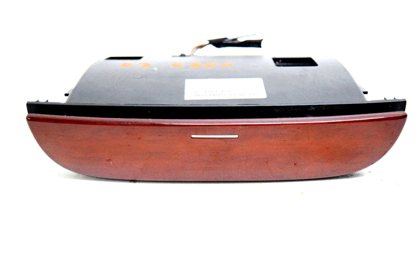 03 04 05 06 MERCEDES S500 S430 CUP HOLDER SLIDE POCKET WOOD GRAIN