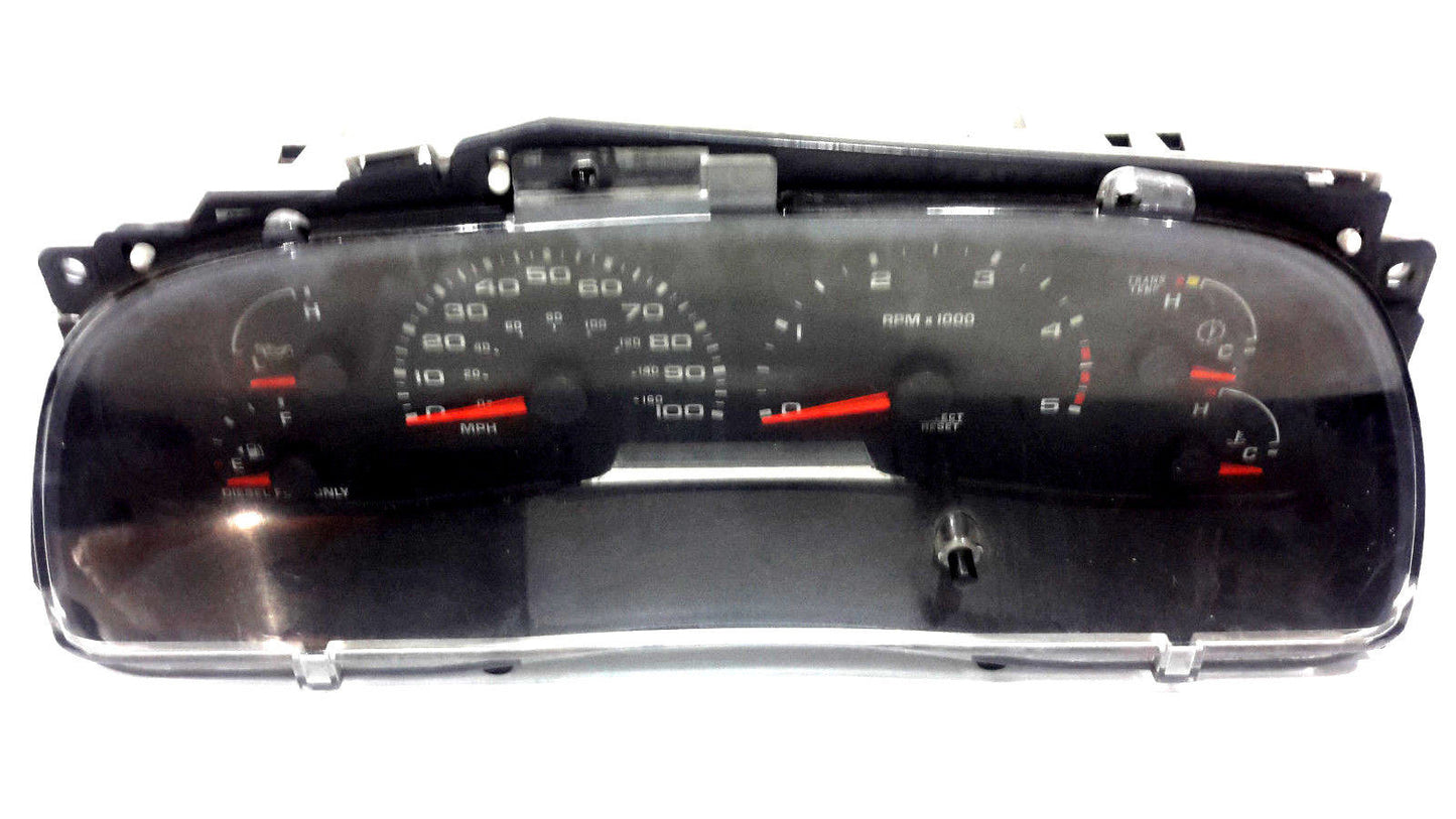 00 01 02 03 04 FORD F250 DIESEL SPEEDOMETER INSTRUMENT CLUSTER
