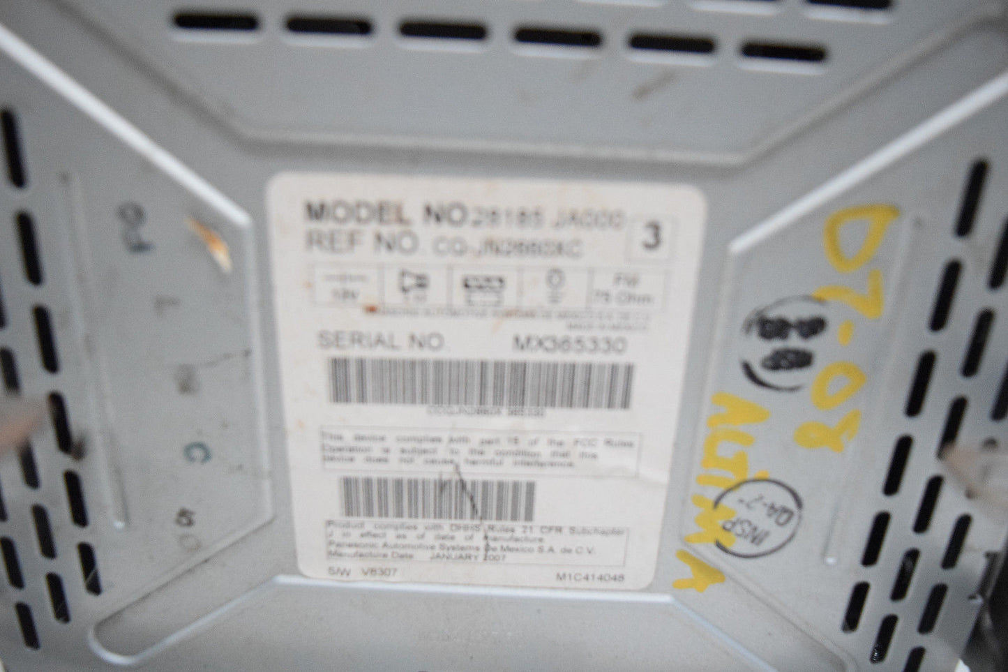 07 08 09 NISSAN ALTIMA RADIO CD PLAYER CLIMATE CONTROL OEM