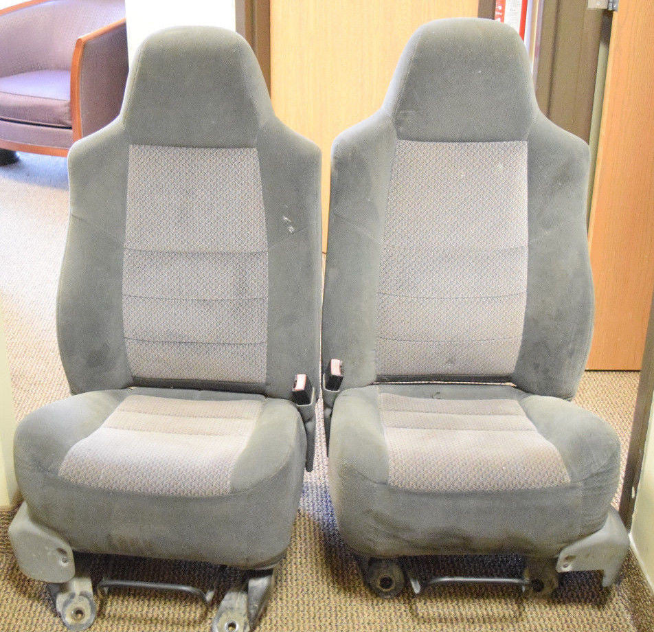 99 00 01 02 03 04 05 06 07 FORD F250 F350 DRIVER PASSENGER SEAT SET CLOTH