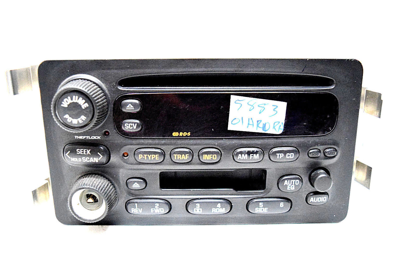 01 OLDSMOBILE AUROA RADIO CD CASSETTE PLAYER OEM MISSING KNOB COVER