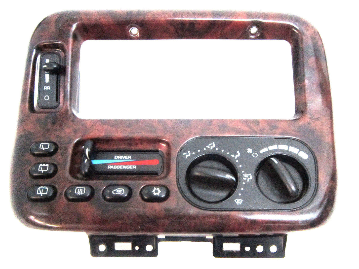 99 00 CHRYSLER TOWN AND COUNTRY CLIMATE CONTROL DASH BEZEL