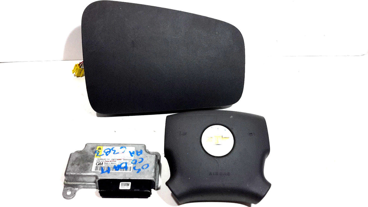 05 06 CHEVY COBALT AIRBAG MODULE SET GREY GRAY