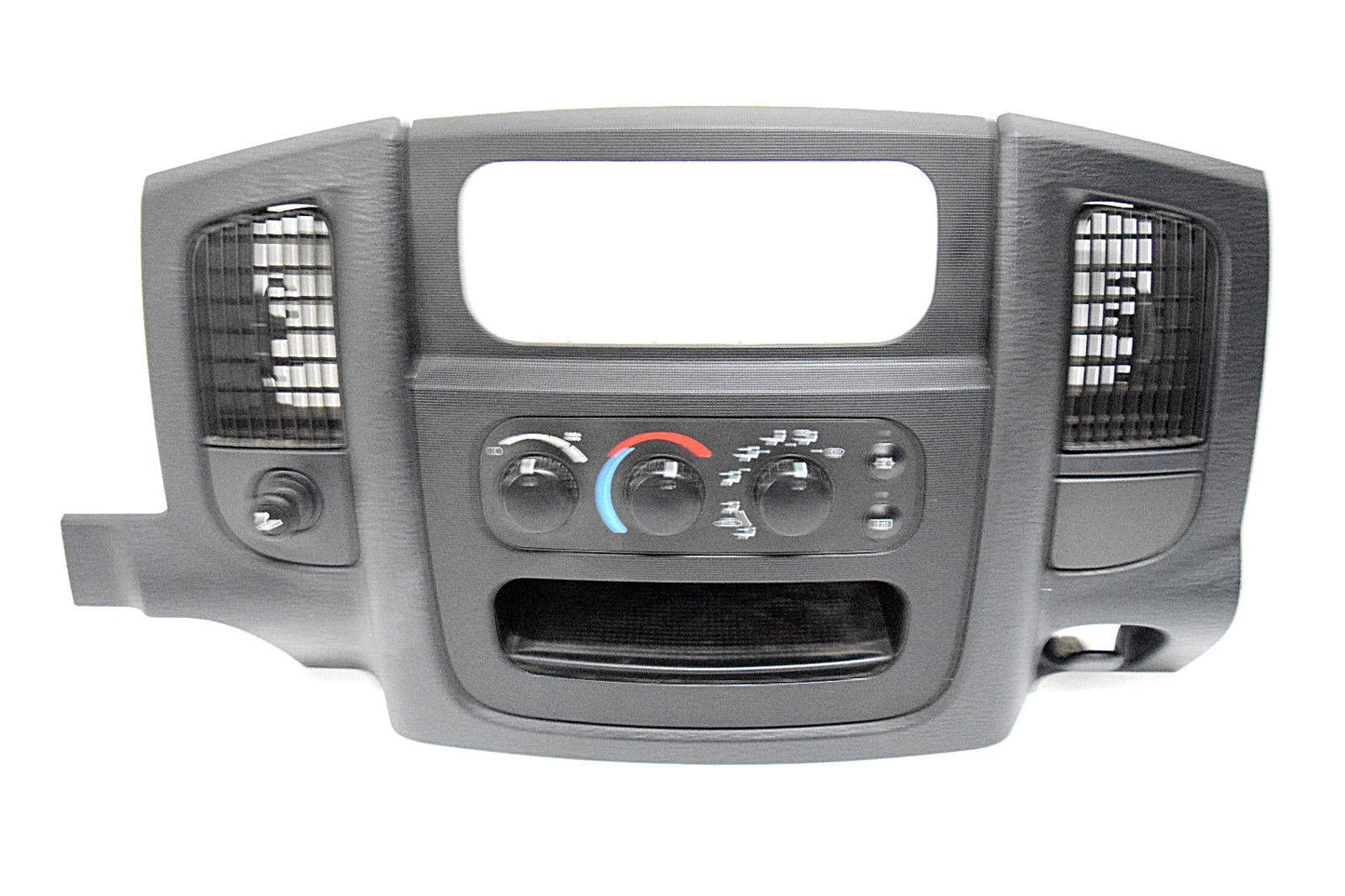 03 04 05 DODGE RAM 1500 2500 3500 DASH BEZEL WITH CLIMATE CONTROL REAR DEFROST
