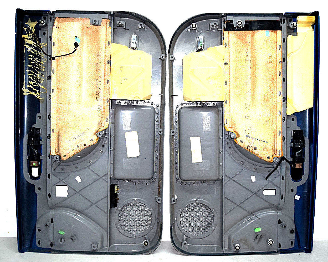 99 00 01 02 03 04 05 06 07 08 09 VW BEETLE DOOR PANEL PANELS SET BLUE GRAY