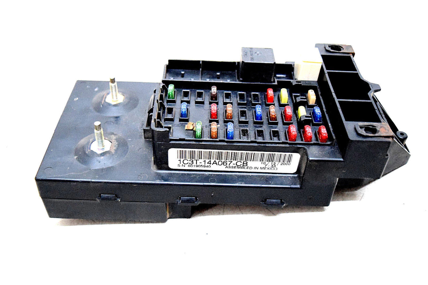 99 00 01 FORD F250 F350 SUPERDUTY UNDER DASH FUSE BOX NO GEM 1C3T 14A067 CB
