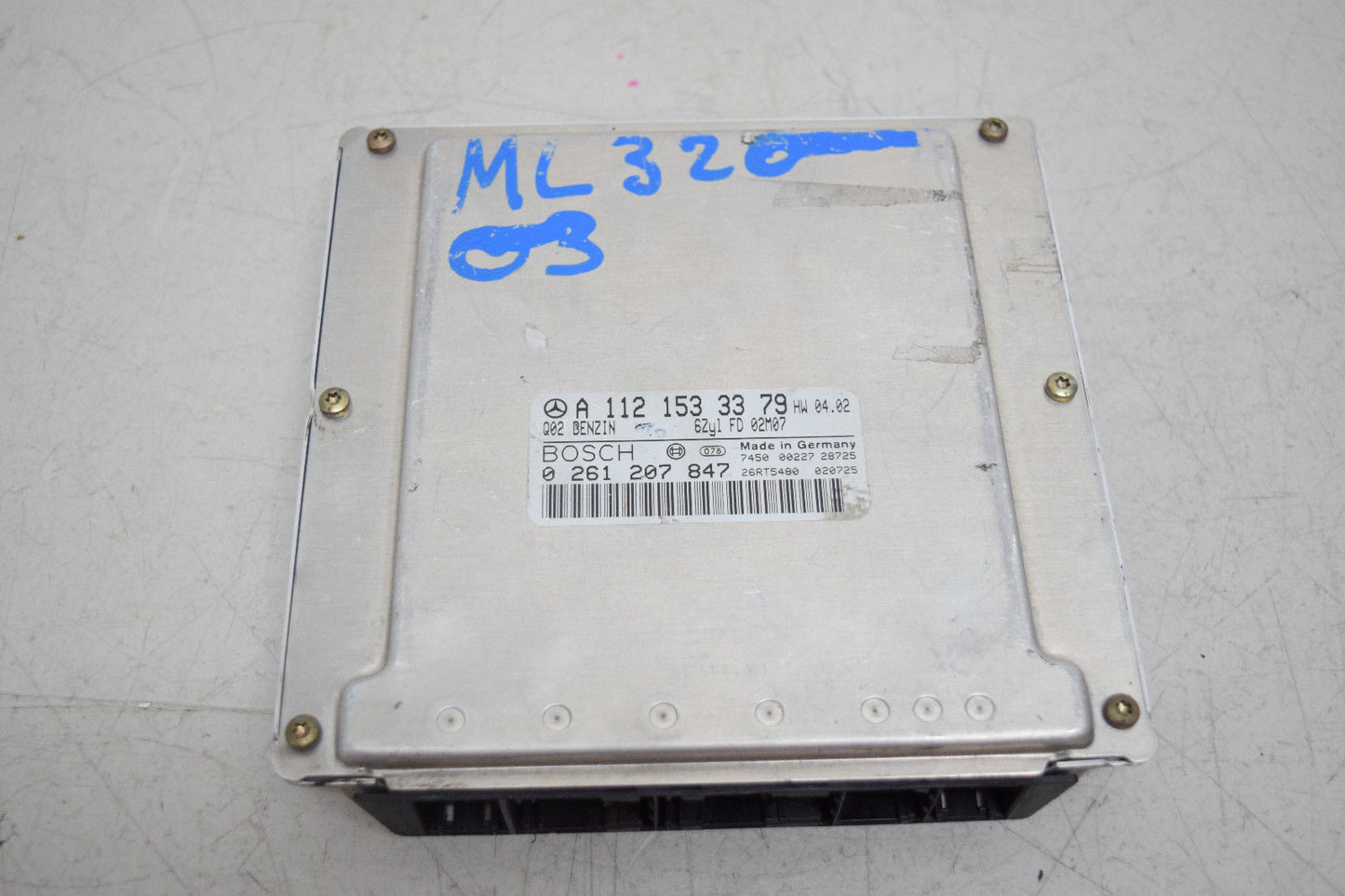 97 98 99 00 01 02 03 04 05 MERCEDES ML320 ECU ECM ENGINE COMPUTER A1121533379