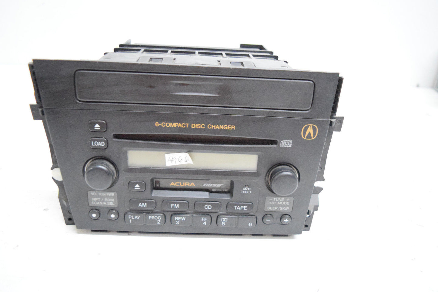 01 02 03 ACURA CL RADIO 6 DISC CD CASSETTE PLAYER OEM