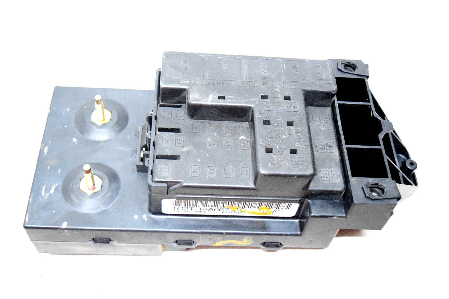 01 02 FORD F250 F350 UNDER DASH FUSE BOX 1C3T14A067CC NO GEM MODULE