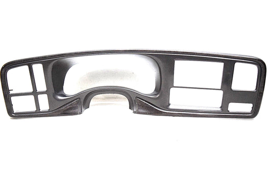 00 01 02 YUKON DENALI RADIO SPEEDOMETER DASH BEZEL GREY AND BLURWOOD