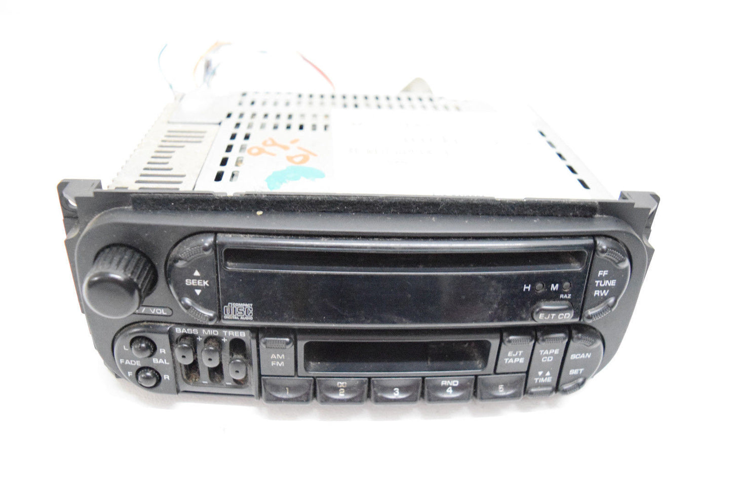 98 99 00 01 CHRYSLER JEEP DODGE RADIO CD CASSETTE PLAYER OEM