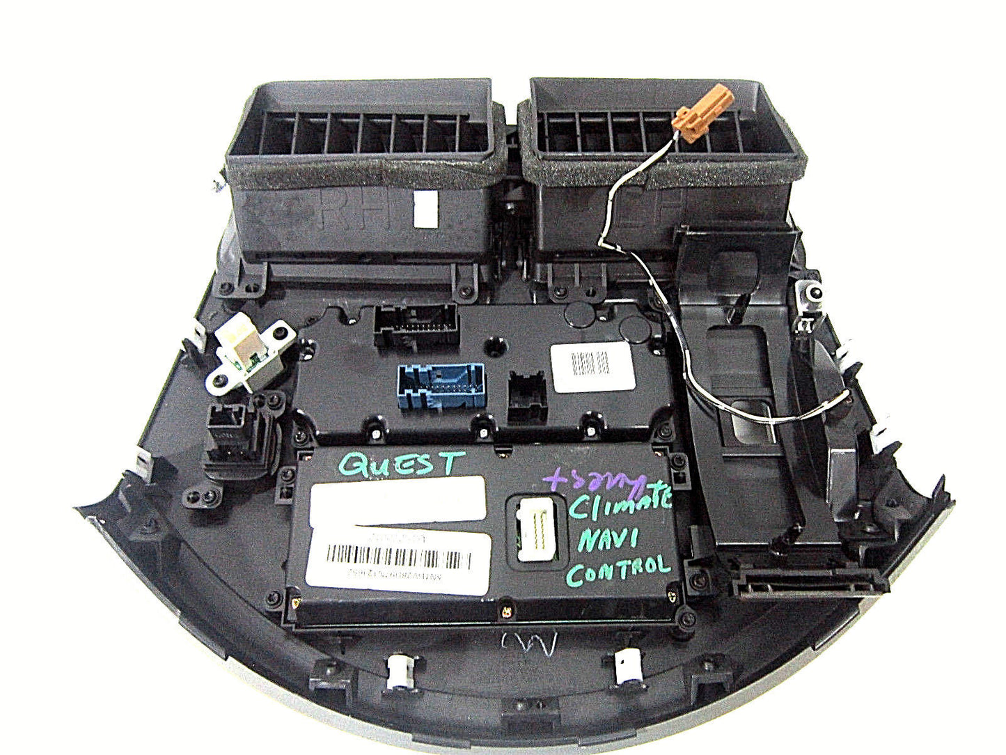 07 08 09 NISSAN QUEST CLIMATE CONTROL RADIO DASH BEZEL NAVIGATION CONTROL