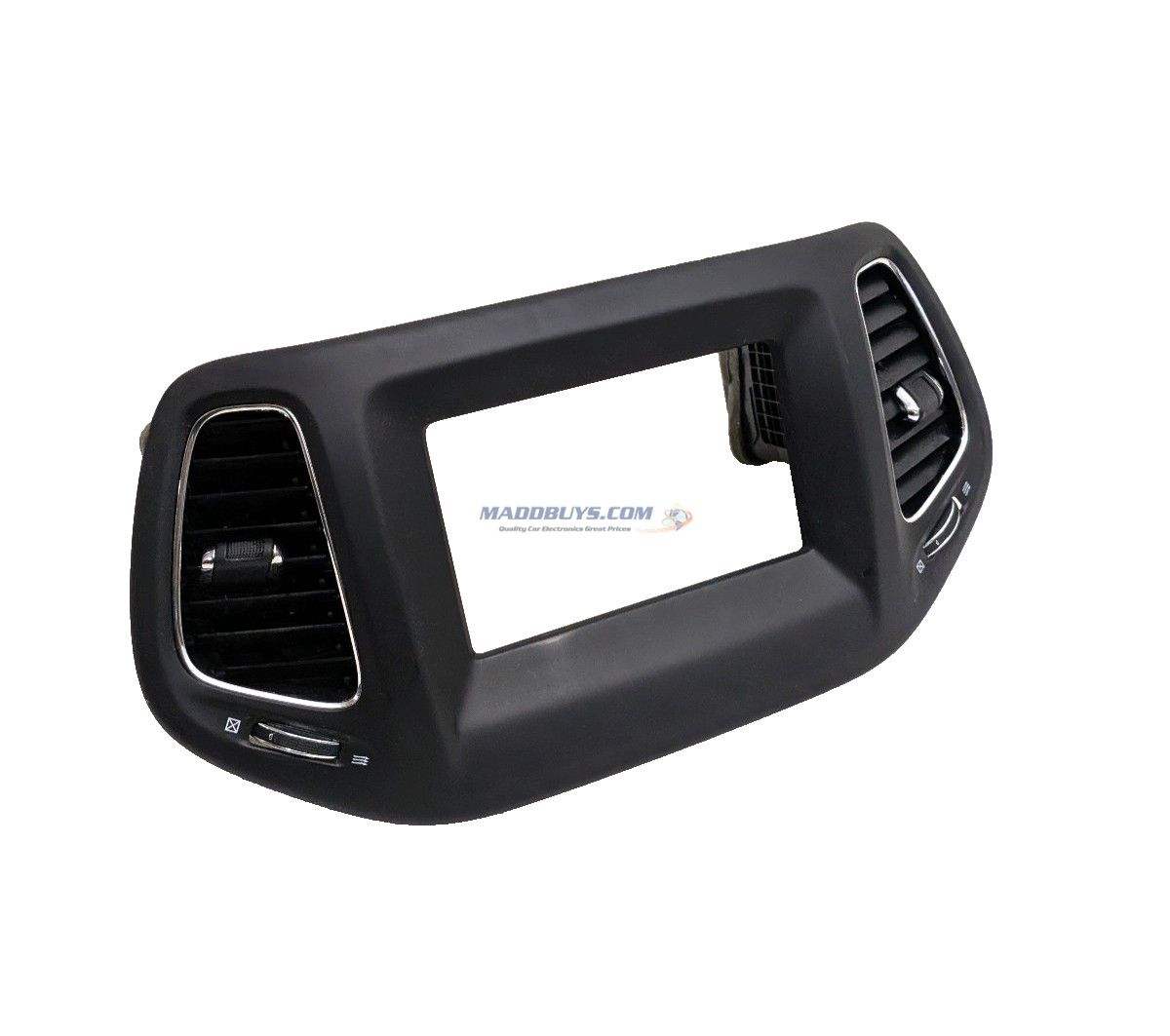 OEM 2017-2021 Jeep Compass Dash Radio Display Trim Bezel w/ Air Vents 7" Display