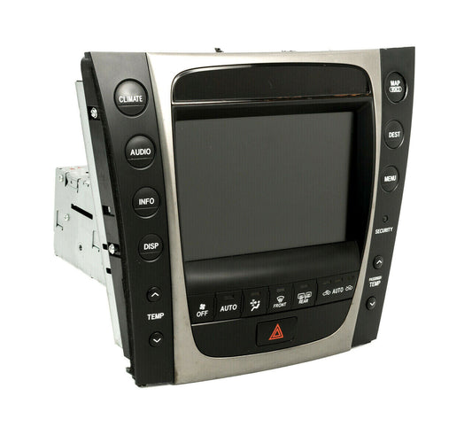 06-11 Lexus GS300 GS430 GS450 Mark Levinson Navigation Rradio DIisplay Screen