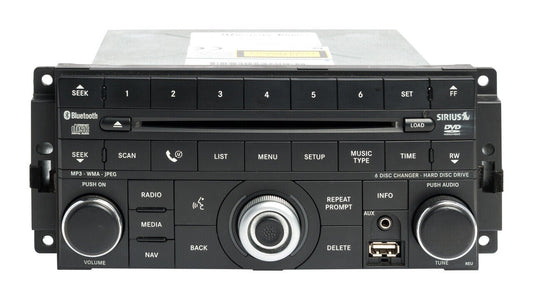 09 10 Dodge Journey Radio 6 Disc CD DVD Navigation Bluetooth Player P05091097AC