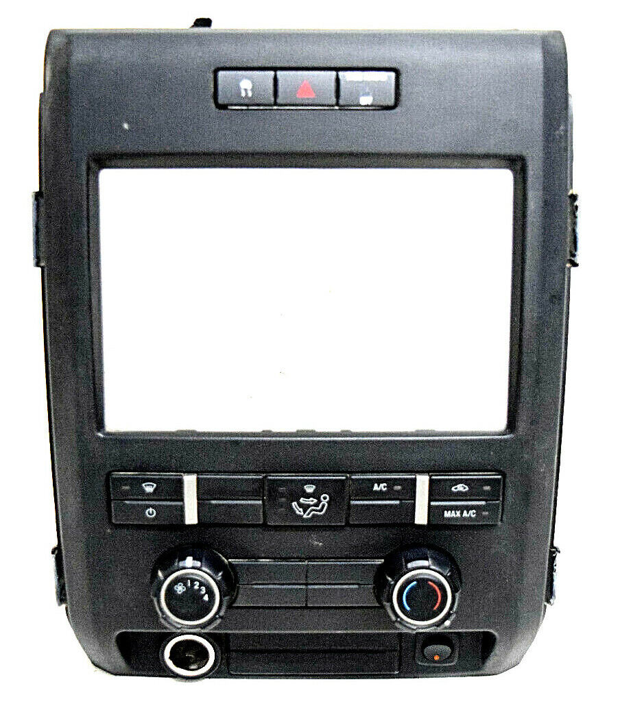 2009-2014 Ford F150 Climate Control Double Din Radio Bezel AL34-19980-AG