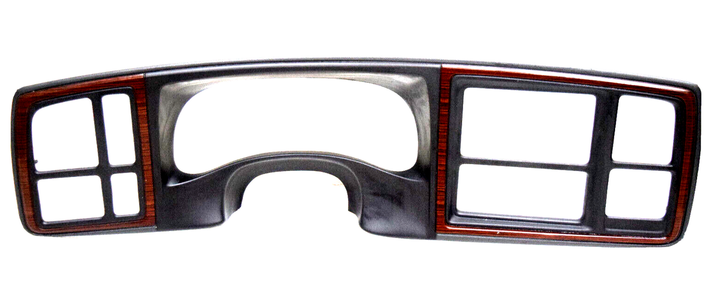 03 04 05 06 Cadillac Escalade Speedometer Radio Dash Bezel Woodgrain Gray